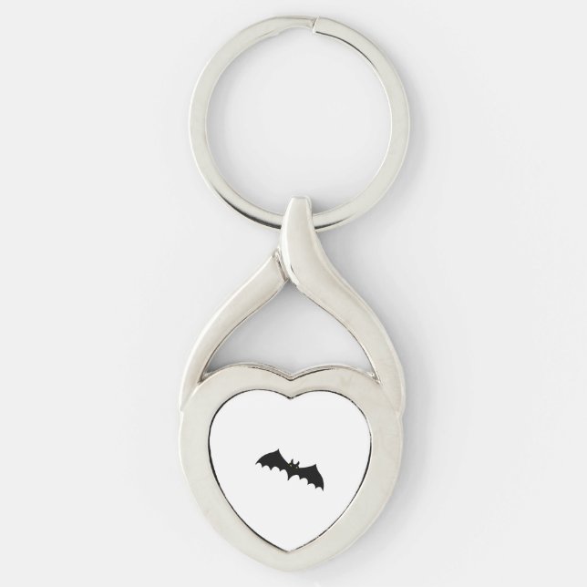 Bat halloween        key ring (Front)