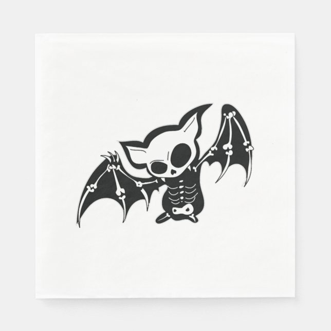 Bat Halloween           Napkin (Front)