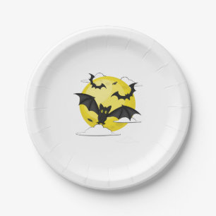 Bat Halloween     Paper Plate