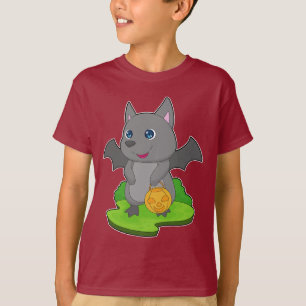 Bat Halloween Pumpkin T-Shirt