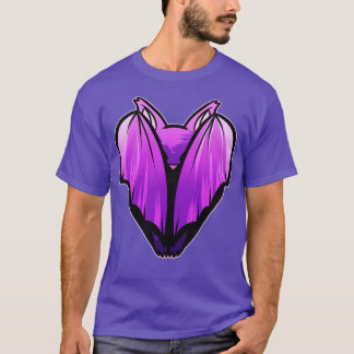 Bat Hiding Behind Its Wings Costume Halloween T-Shirt