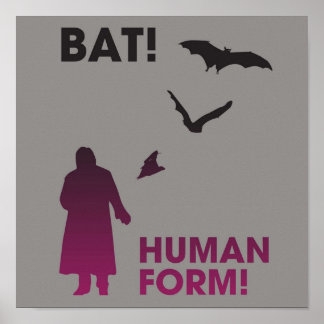 Bat Human Form Laszlo Cravensworth What We Do in t Poster