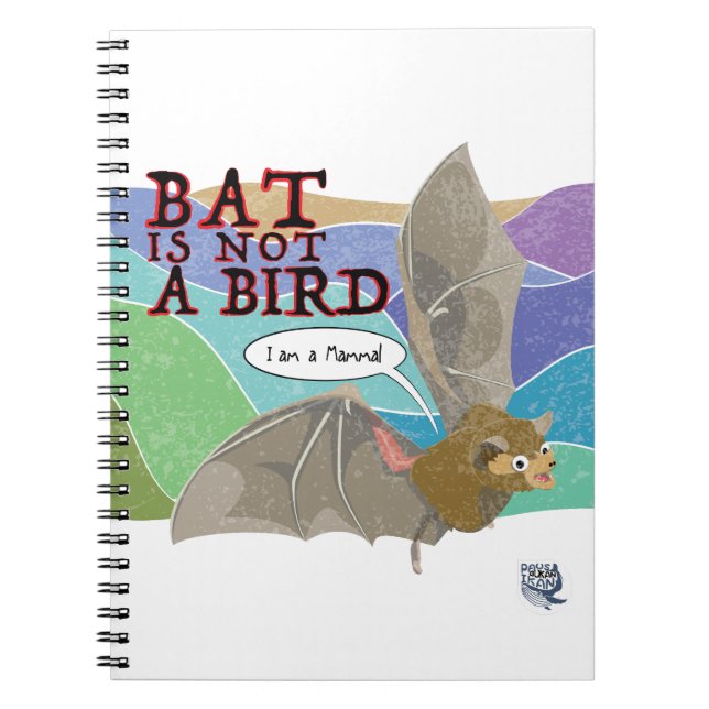 Bat is not a bird notebook (Front)