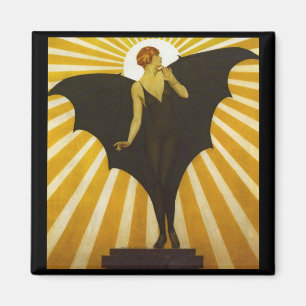 Bat Lady Magnet