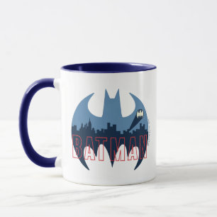 Bat Logo With Gotham & Bat Signal Mug