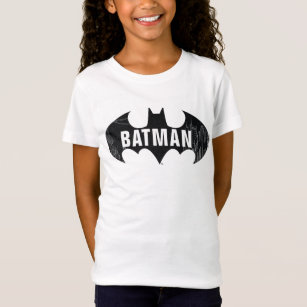 Bat Logo With Gotham Etching T-Shirt