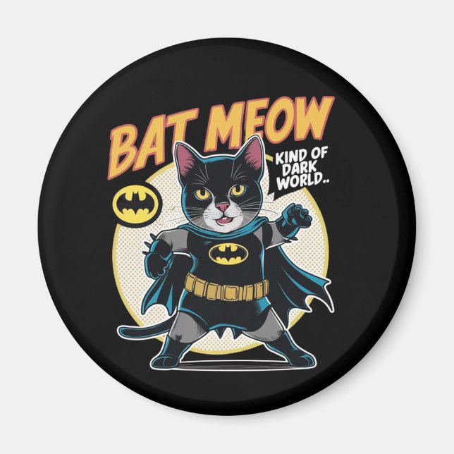 BAT Meow Magnet (Front)