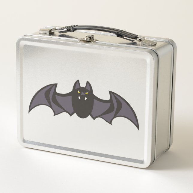 Bat Metal Lunch Box (Front)