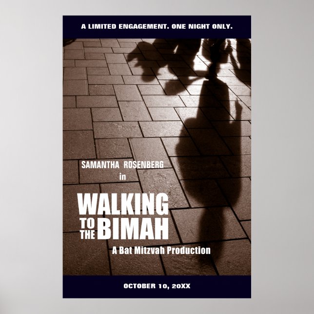 Bat Mitzvah Bimah Movie Poster (Front)