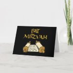 Bat Mitzvah Card<br><div class="desc">Celebrate the holidays with this festive design.</div>