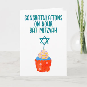 bat mitzvah congratulations cards