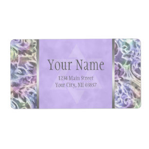 Bat Mitzvah Lavender Purple Art Design