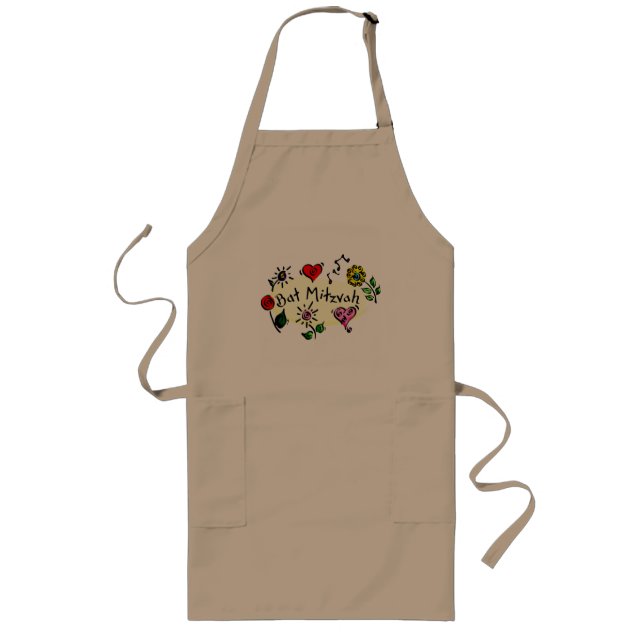 Bat Mitzvah Long Apron (Front)