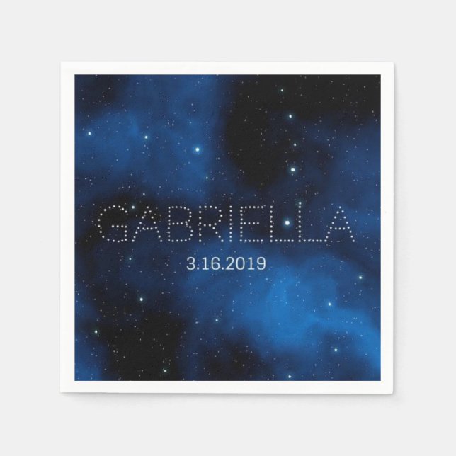 Bat Mitzvah Napkins (Front)