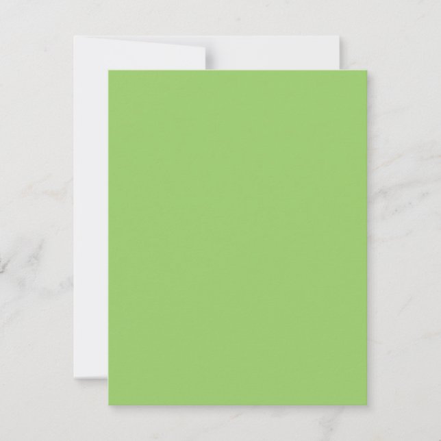 Bat Mitzvah Reply Cards {Light Green} (Front)