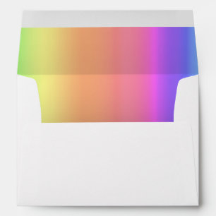 Bat Mitzvah Star of David Rainbow Envelope