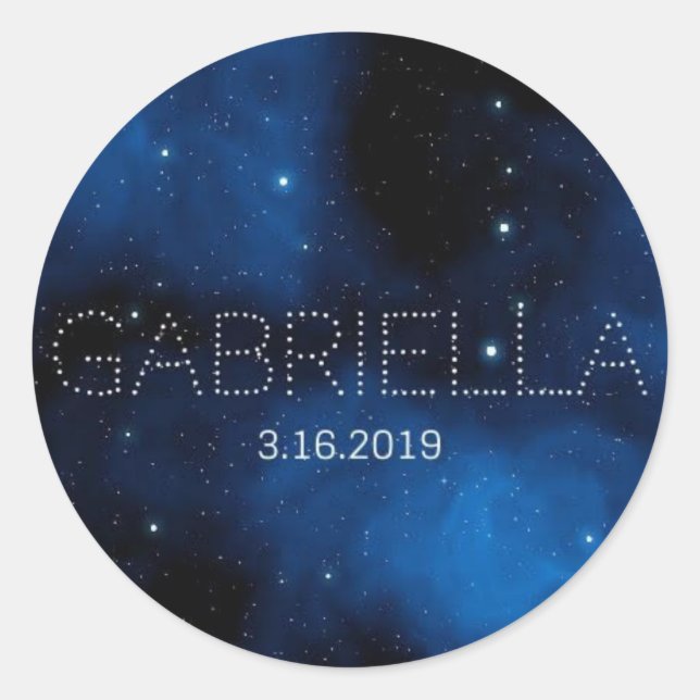 Bat Mitzvah Sticker (Front)