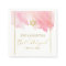 Bat Mitzvah Watercolor Napkins | Abstract Pink