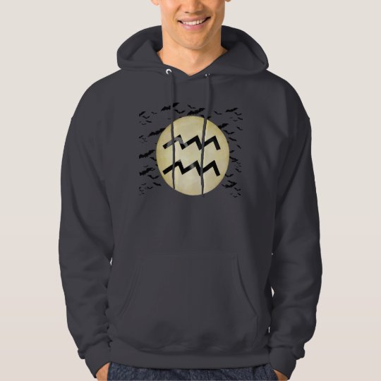 Bat Moon Aquarius Hoodie