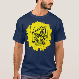 Bat Night Vampire Motif Halloween Wing flying Mamm T-Shirt