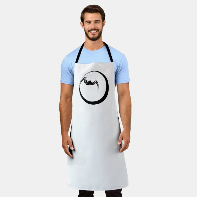 Bat on Moon Apron (Worn)