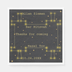 Bat or Bar Mitzvah Out of this World Torah Napkins