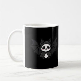 Bat Panda Halloween Coffee Mug