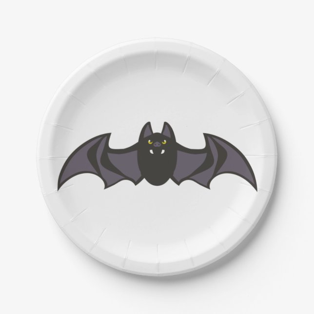 Bat Paper Plate (Front)