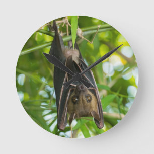 Bat Round Clock