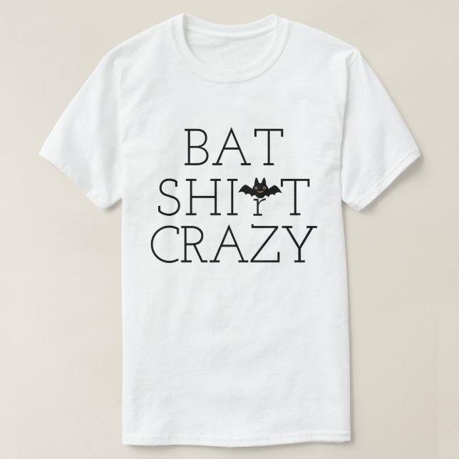 Bat Shirt Crazy (Design Front)