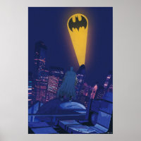 Bat Signal Over Gotham