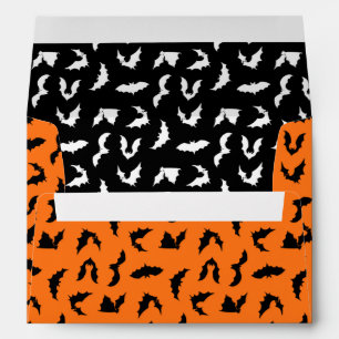 Bat Silhouettes Pattern Envelope