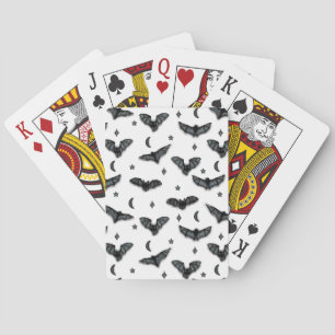 Bat Silhouettes Playing Cards