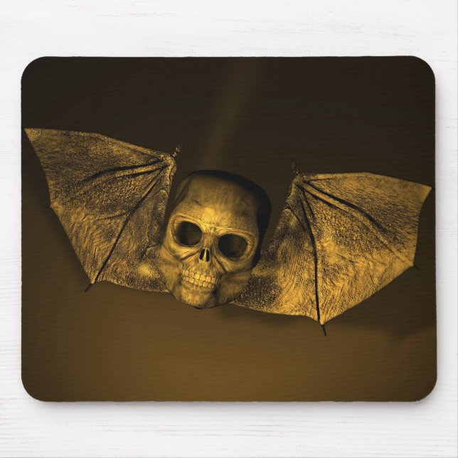 Bat Skull Mouse Mat (Front)