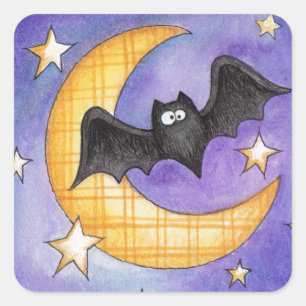 Bat Square Sticker