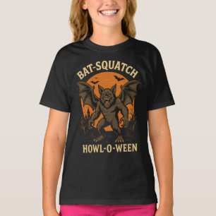 Bat-Squatch Howl-O-Ween Halloween T-Shirt – Crypti