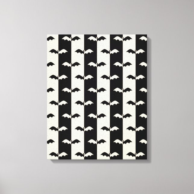Bat Stripes Canvas Print (Front)