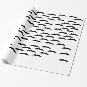 Bat swarm wrapping paper