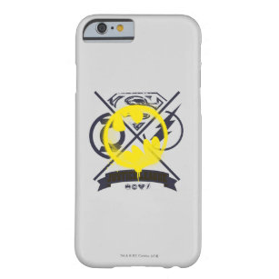 Bat Symbol Tagged Over Justice League Barely There iPhone 6 Case