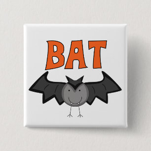 BAT T-shirts and Gifts 15 Cm Square Badge