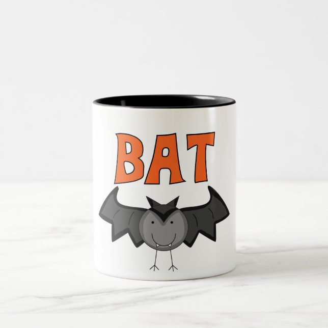 BAT T-shirts and Gifts Two-Tone Coffee Mug (Center)