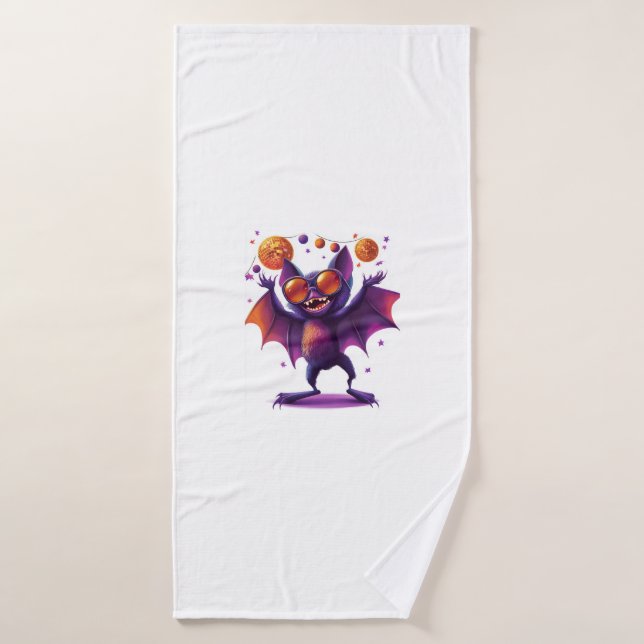  Bat-tastic Party Bath Towel (Bath Towel)