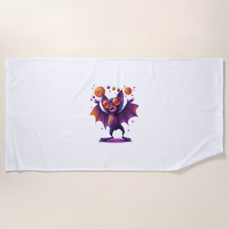  Bat-tastic Party Beach Towel
