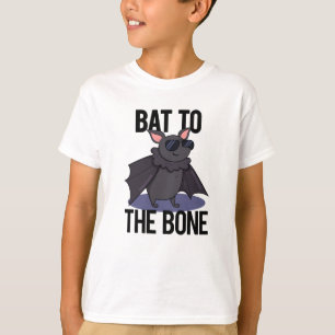 Bat To The Bone Funny Animal Pun T-Shirt