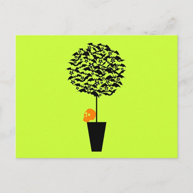 Bat Topiary Postcard (Front)