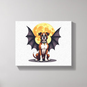 Bat Wings Boxer Canvas Print