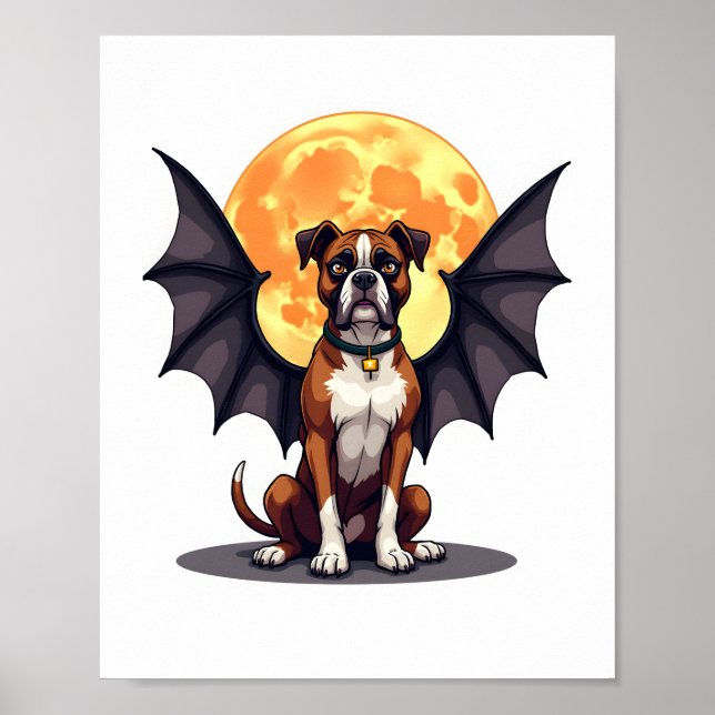 Bat Wings Boxer Poster (Front)