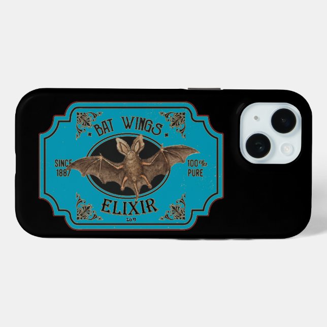 BAT WINGS ELIXIR  funny halloween  Case-Mate iPhone Case (Back (Horizontal))