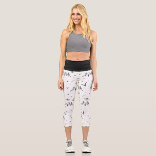 Bat Witches Capri Leggings