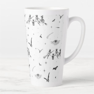 Bat Witches Latte Mug